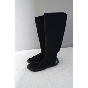 Vibram Furoshiki Wrap Boots 40-41 Mens 7-7.5 Black Knee High Womens 8.5-9.5